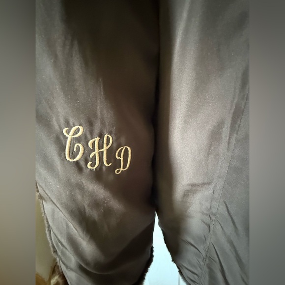 MINK COAT  JACKET WITH FOX TRIMMED HOOD Size Small - Picture 5 of 16